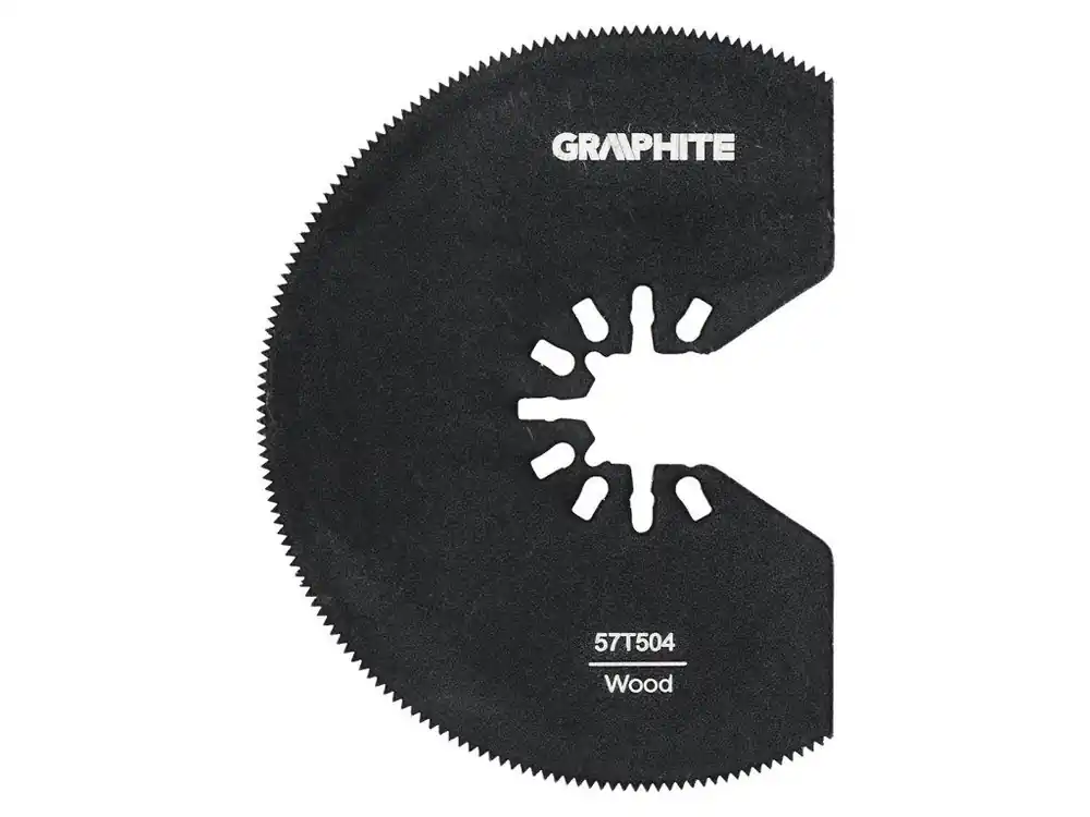 Zlevněný Multifunkční kotouč, půlkruhový, 21 TPI, HSS, 80 mm