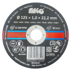 Řezný kotouč na kov 125 x 1,0 x 22,2mm - 5 ks Nová Kolekce