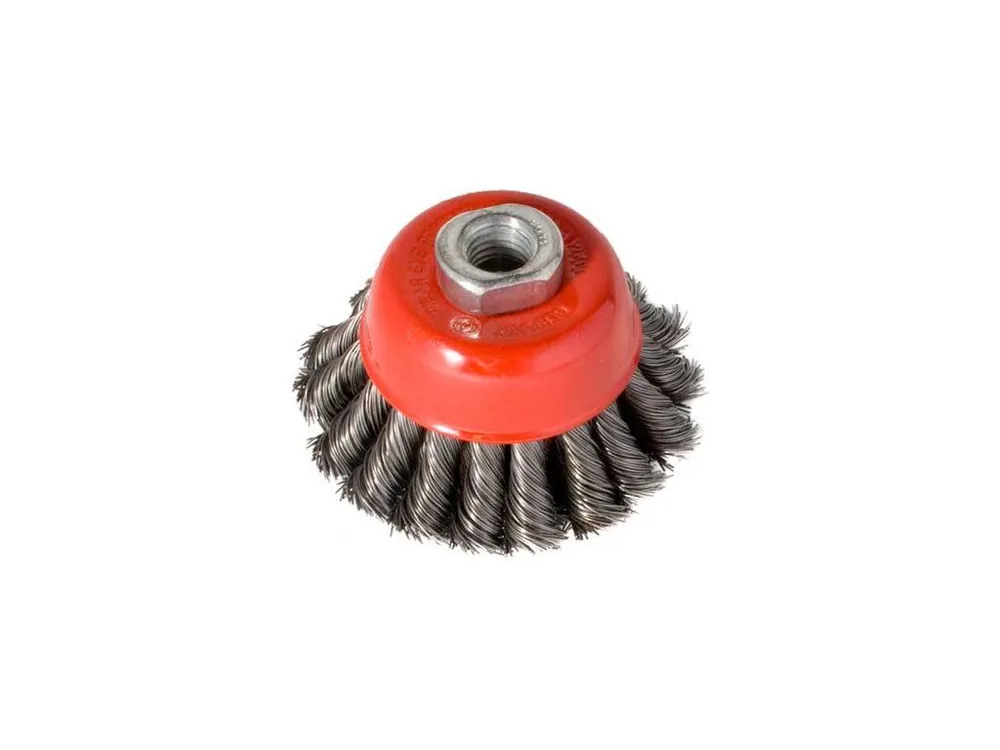 Nakupujte Hned Kartáč hrnkový 80 mm, copánkový dvouřadý S 0,50 mm, závit M14x2