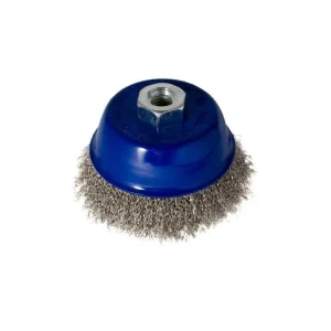 Kartáč hrnkový 100 mm, vlnitý drát nerez SS 0,30 mm, závit M14x2 Omezená Nabídka