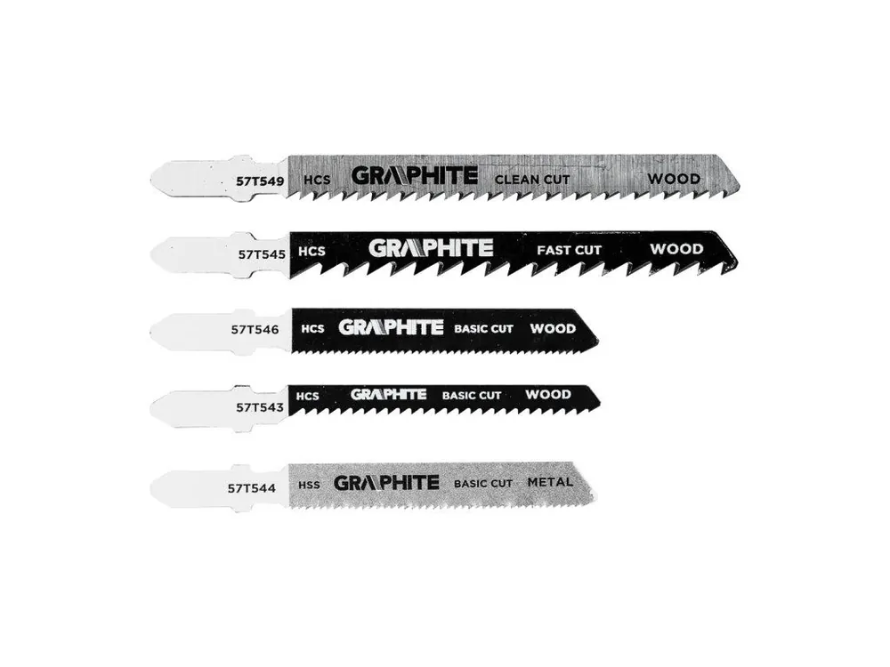 Nejprodávanější Sada pilových listů, 6 TPI, 10 TPI, 12 TPI, 20 TPI, HCS, T-rukojeť, 5 ks
