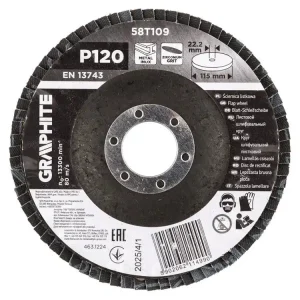 Značkový Zirkonové lamelové kolečko 115 x 22,2 mm, P120