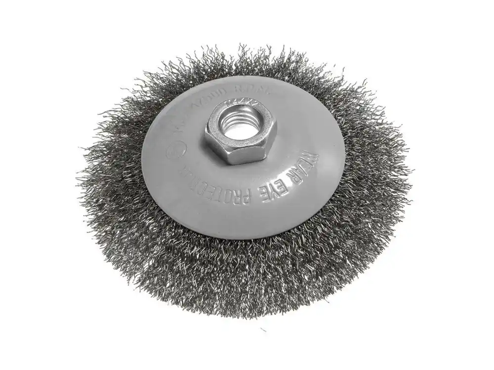 Hit Sezóny Drátěný kartáč 115 mm, krimpovaný drát, ocel, M14