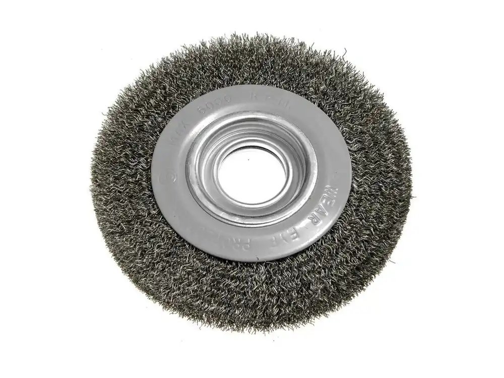 Nakupujte Hned Drátěný kartáč 150 x 32 mm, krimpovaný drát, ocelový