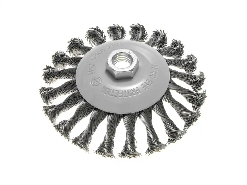 Nejlepší Cena Drátěný kartáč 125 mm, kroucený drát, ocel M14