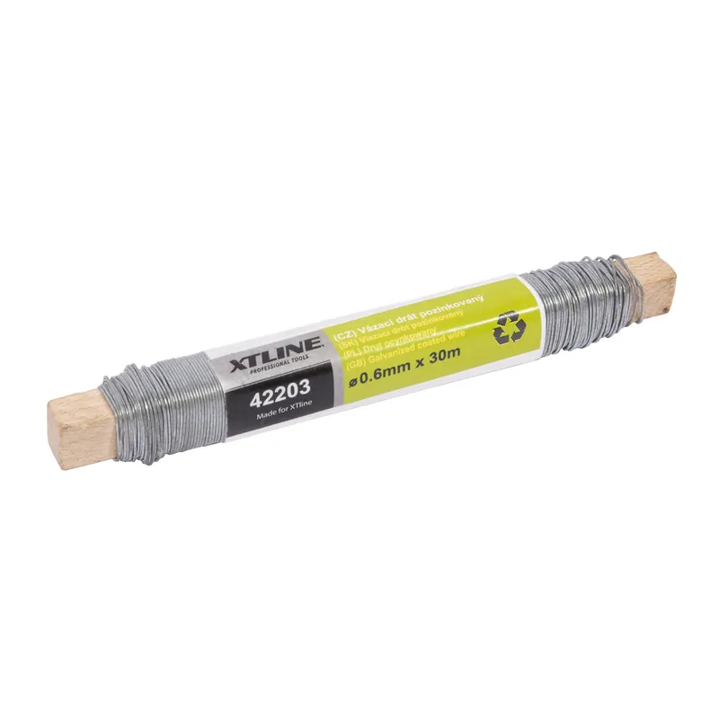 Doprava Zdarma XTLINE Vázací drát pozinkovaný | 0,6 mm x 30 m