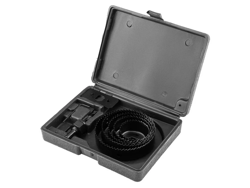 Akční Cena Sada děrovacích pil na dřevo s adaptérem 51–102 mm, 8 ks