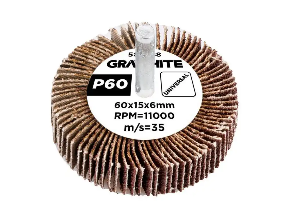 Lamelový brusný kotouč 60 x 15 x 6 mm, P60 Top Prodej