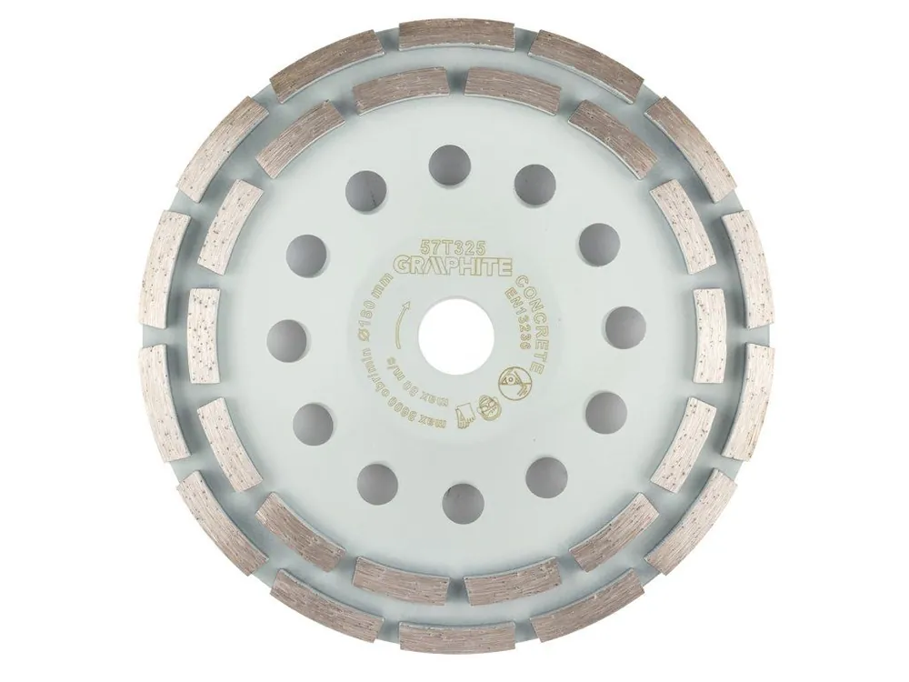 Diamantový brusný kotouč, 2 segmenty, 180 x 22,2 mm, suchý Tovární Cena
