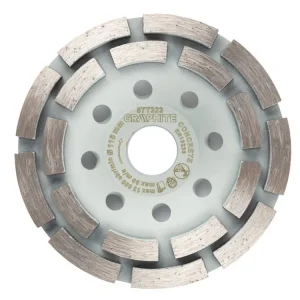 Akce Diamantový brusný kotouč, 2 segmenty, 115 x 22,2 mm, suchý