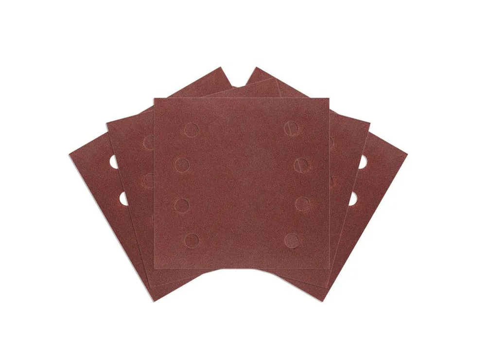 Brusné listy se suchým zipem, čtvercové 113 x 113 mm, P240, 5 ks, s 8 otvory pro 04-623 Kup Teď
