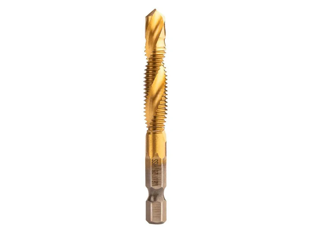 Závitník HSS TiN, M8x1,25 mm, šestihranný Nejlepší Cena