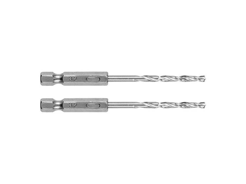Šestihranný vrták do kovu 3,2 mm, 2 ks Levný