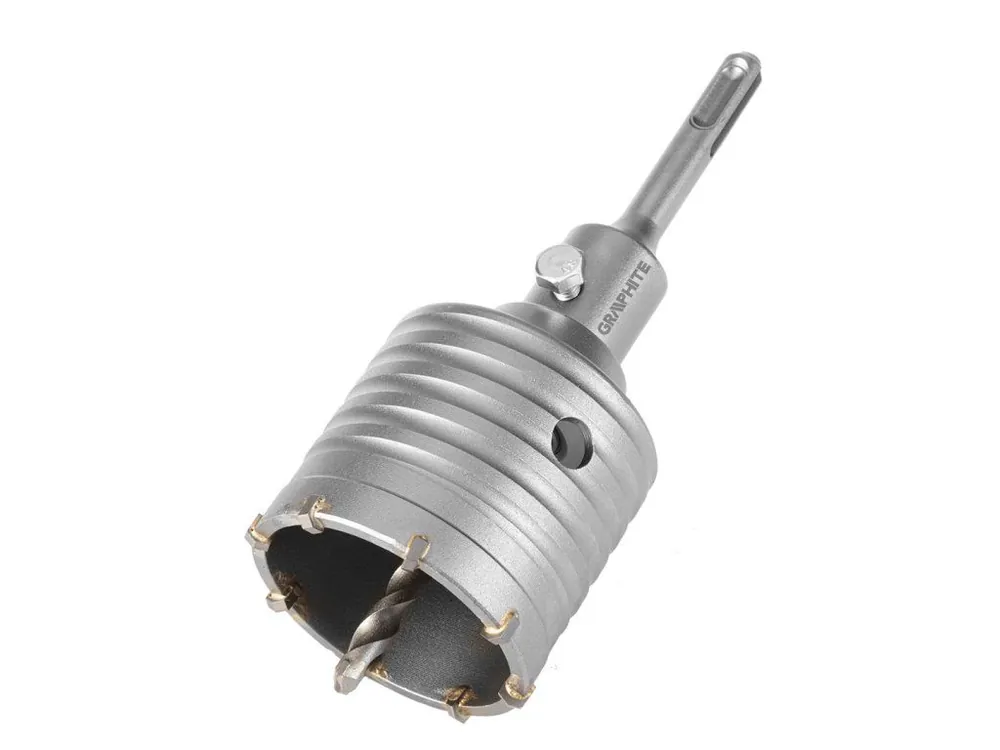 Širokoúhlá pila 65 mm s adaptérem SDS+ a pilotním vrtákem Akce