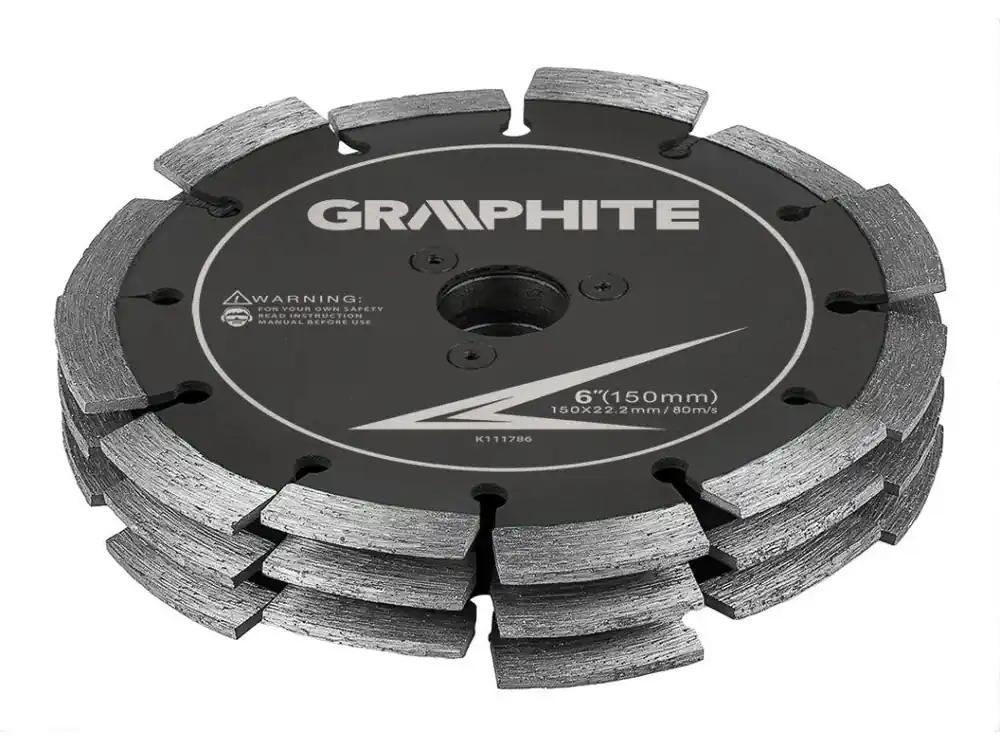 Kombinovaný trojitý diamantový kotouč, průměr 150x22,2 mm Levný