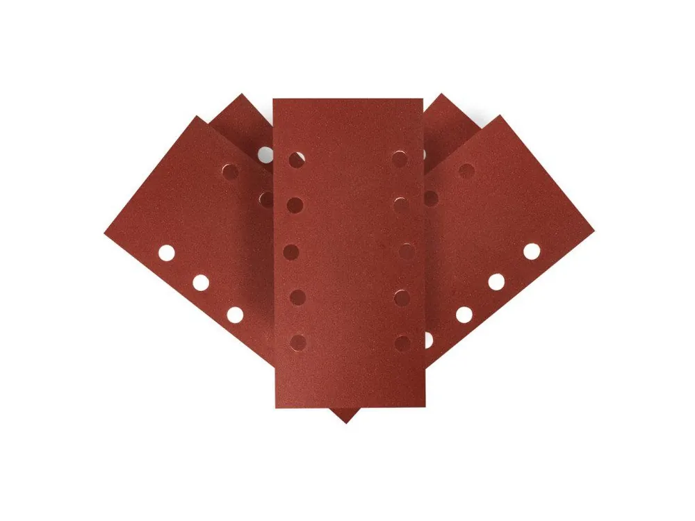 Nízká Cena Velcro-backed sanding paper 115 x 230 mm, K240, 5 pcs, with holes