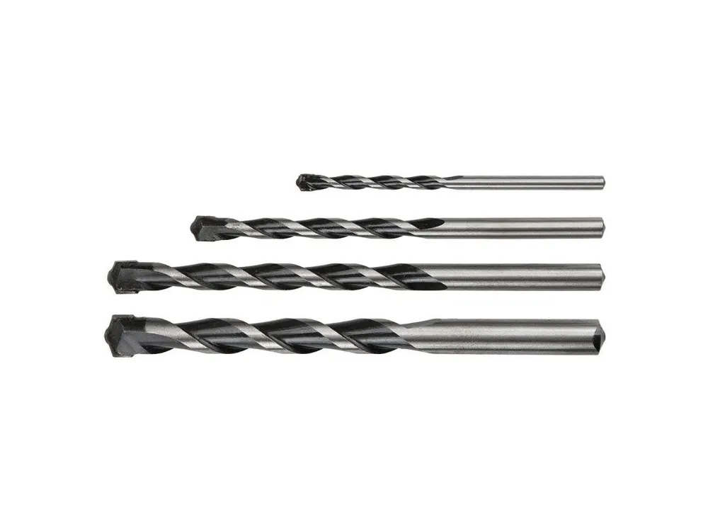 Omezená Nabídka Vrtáky do betonu 4-10 mm, sada 4 ks, motýlkový hrot