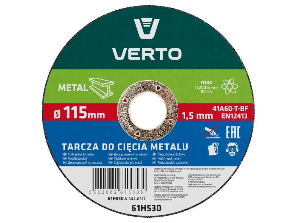 Cenový Hit Řezný kotouč na kov 115 x 1.5 x 22,2 mm