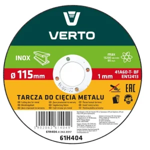 Doprava Zdarma Kovový řezný kotouč 115 x 1 x 22,2 mm, INOX