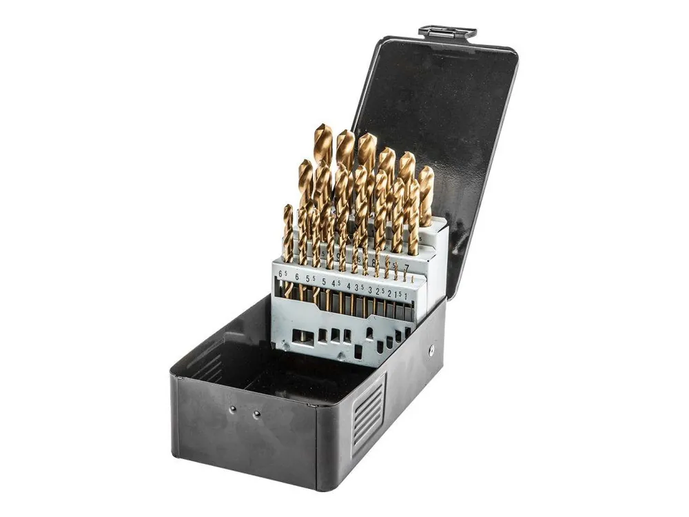 Sada vrtáků HSS-TiN 1 - 13 mm / 25 ks Horká Nabídka