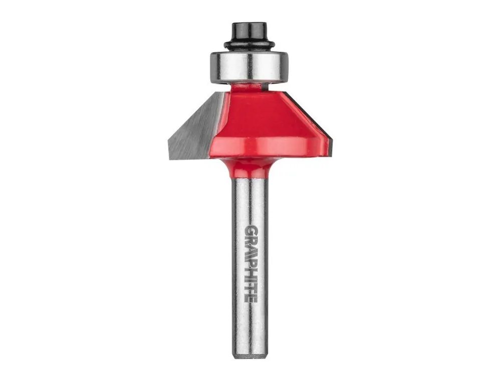 Časově Omezené Frézovací bit, zaoblení povrchu, HM, 26,6 x 9,52 mm, stopka 6 mm