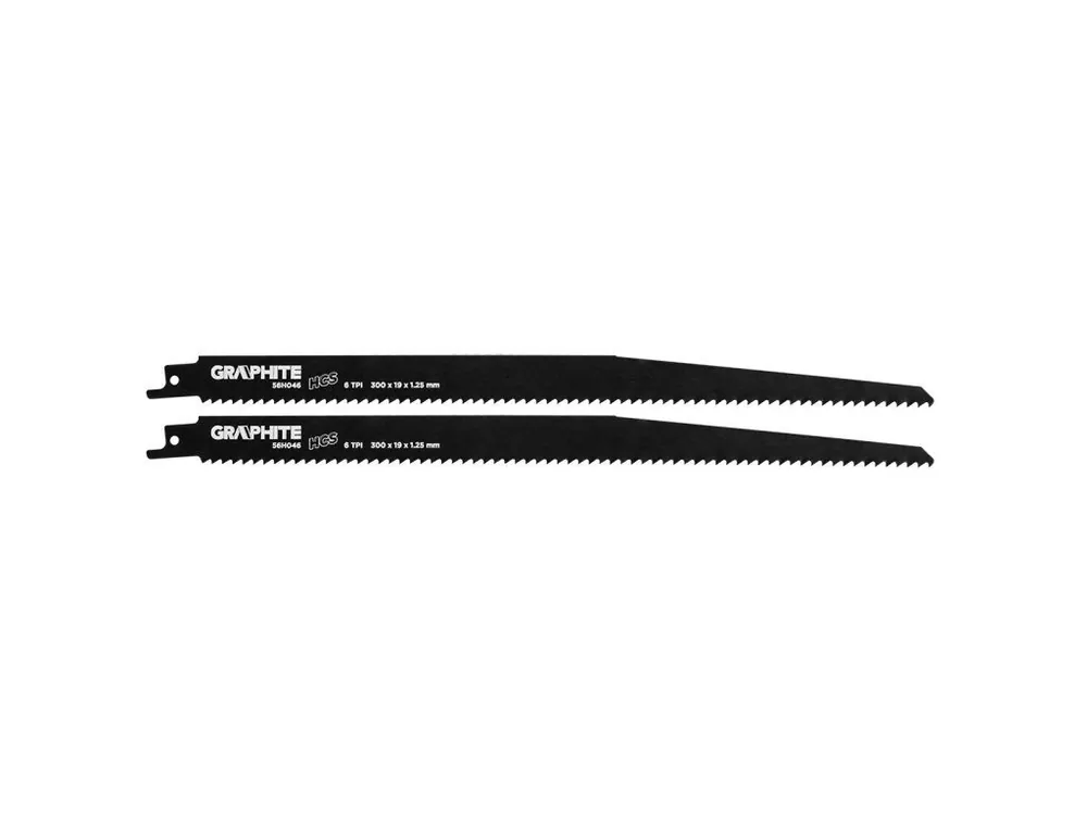 Pouze Dnes Pilový list pro pilu, HCS, 300 x 19 x 1.25 mm, 6TPI, sada, 2 ks.