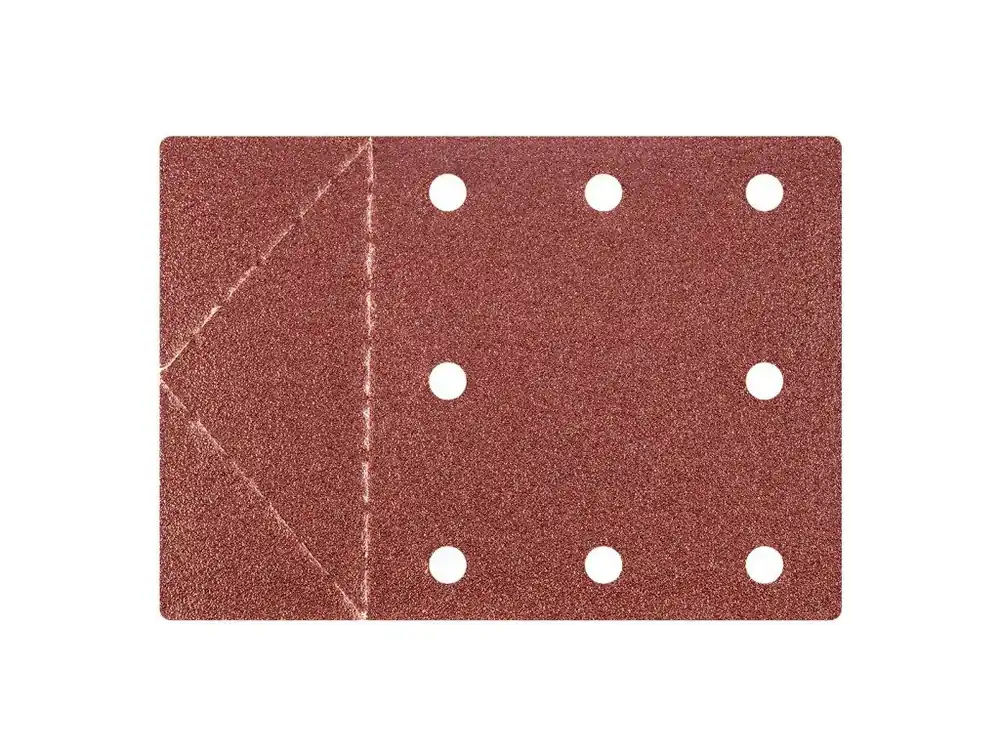 Brusné listy 115 x 160 mm, perforace, perforace na odtržení, suchý zip. K80, 3 ks Expresní Doručení
