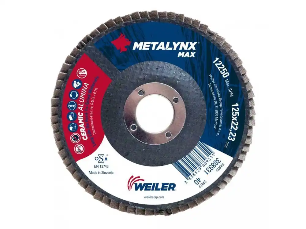 Přímo Od Výrobce BLC - MAX CERAMIC 180 mm SA40 - lamelový brusný kotouč