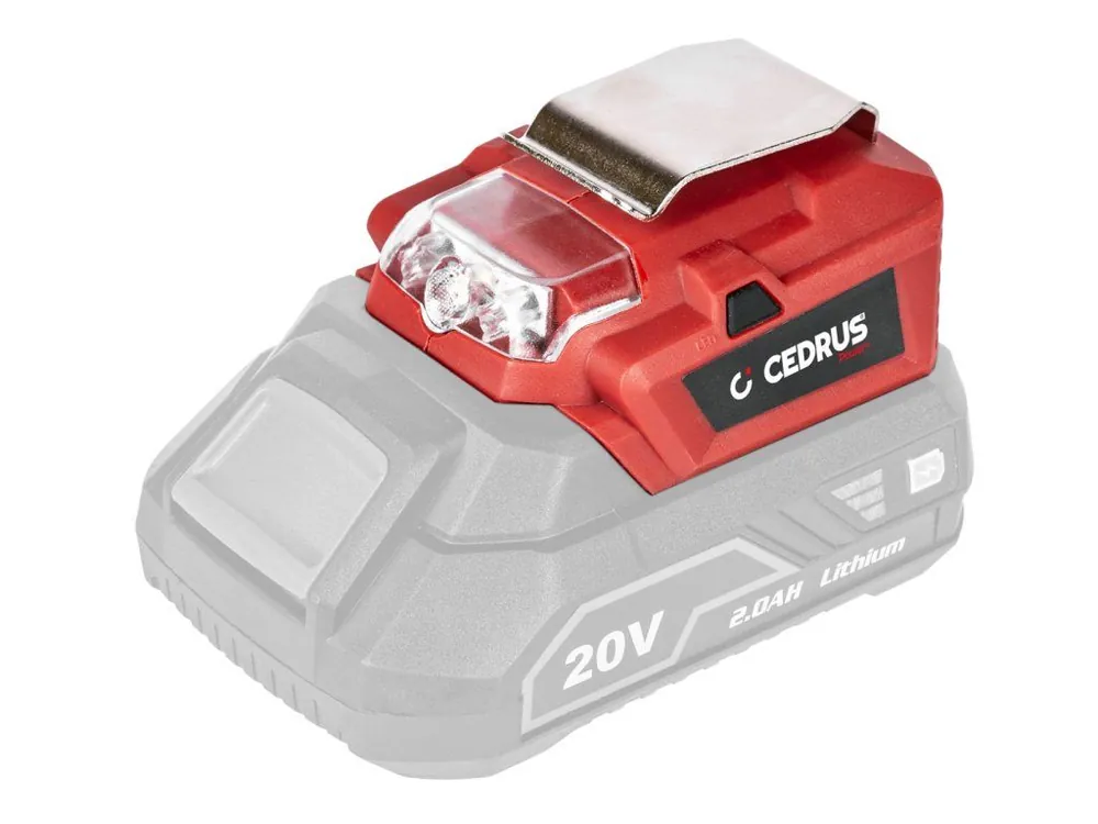 Super Cena LED světlo s USB nabíječkou Hahn & Sohn Cedrus CHPLI bez baterie a nabíječky