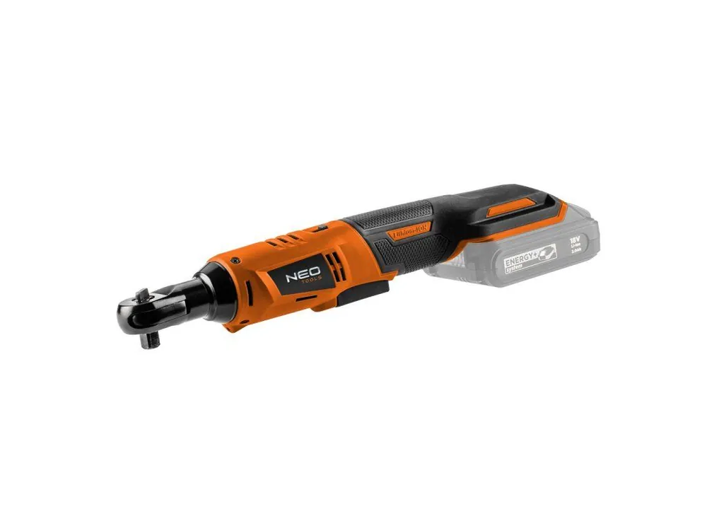 Nízká Cena Bezdrátový ráčnový klíč Energy+ 18V, Li-Ion, 3/8", bez bateriového adaptéru 1/2"