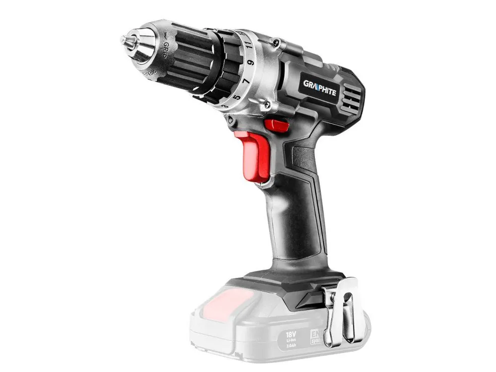 Akční Nabídka Aku vrtačka Energy + 18V, Li-Ion, rychloupínací sklíčidlo 10 mm, bez baterie