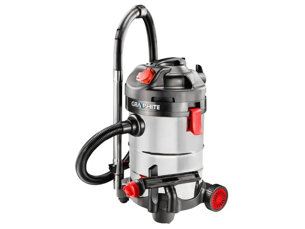 Vysavač do dílny 1500W, nádrž INOX 30l Hit Sezóny