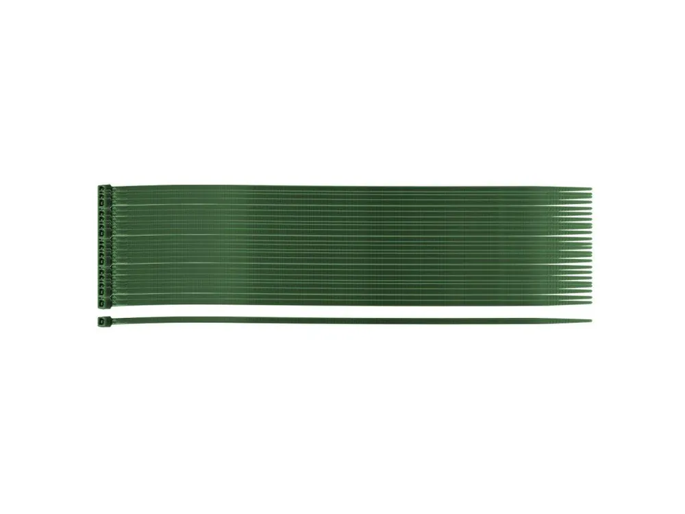 Aktuální Zahradní stahovací pásky 2,5 x 200 mm, 50 ks, zelené