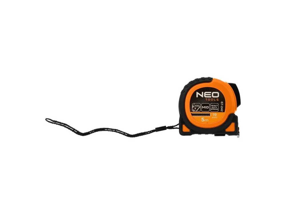 Časově Omezené Ocelový metr Super Black 5 m x 19 mm, automatický zámek