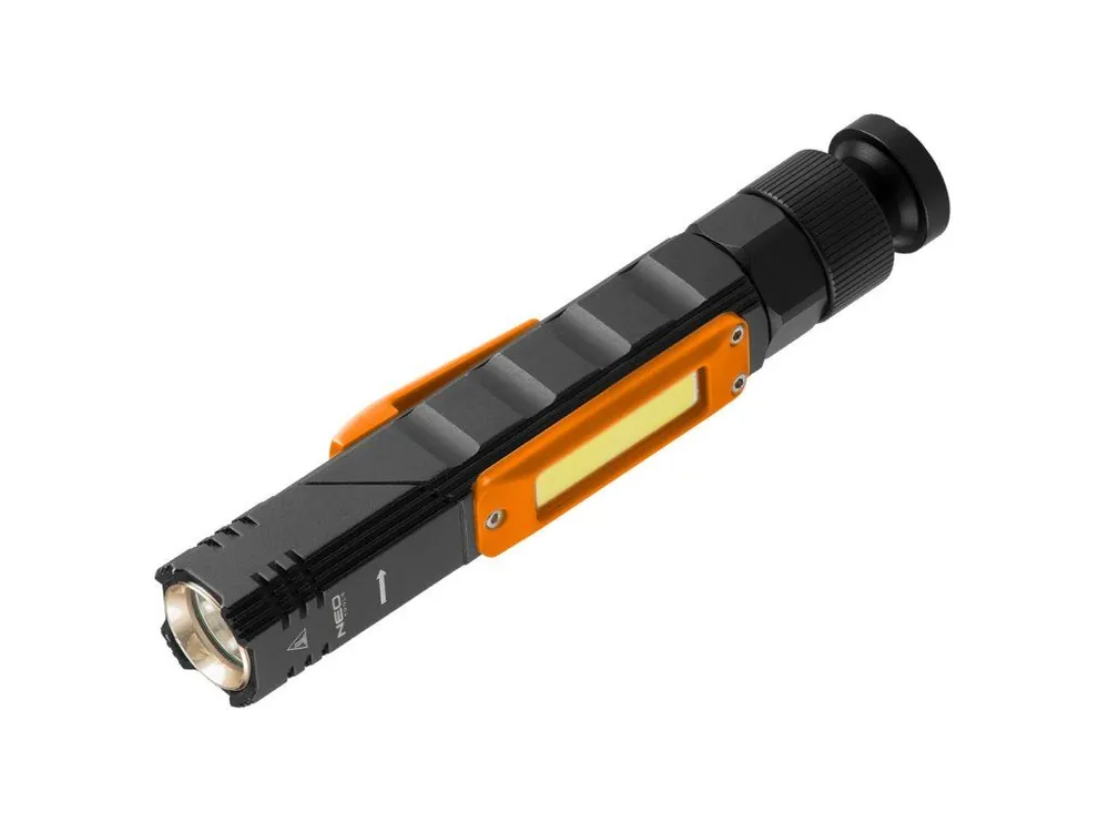 Nabíjecí svítilna USB 300 lm 2v1 CREE XPE + COB LED Levný