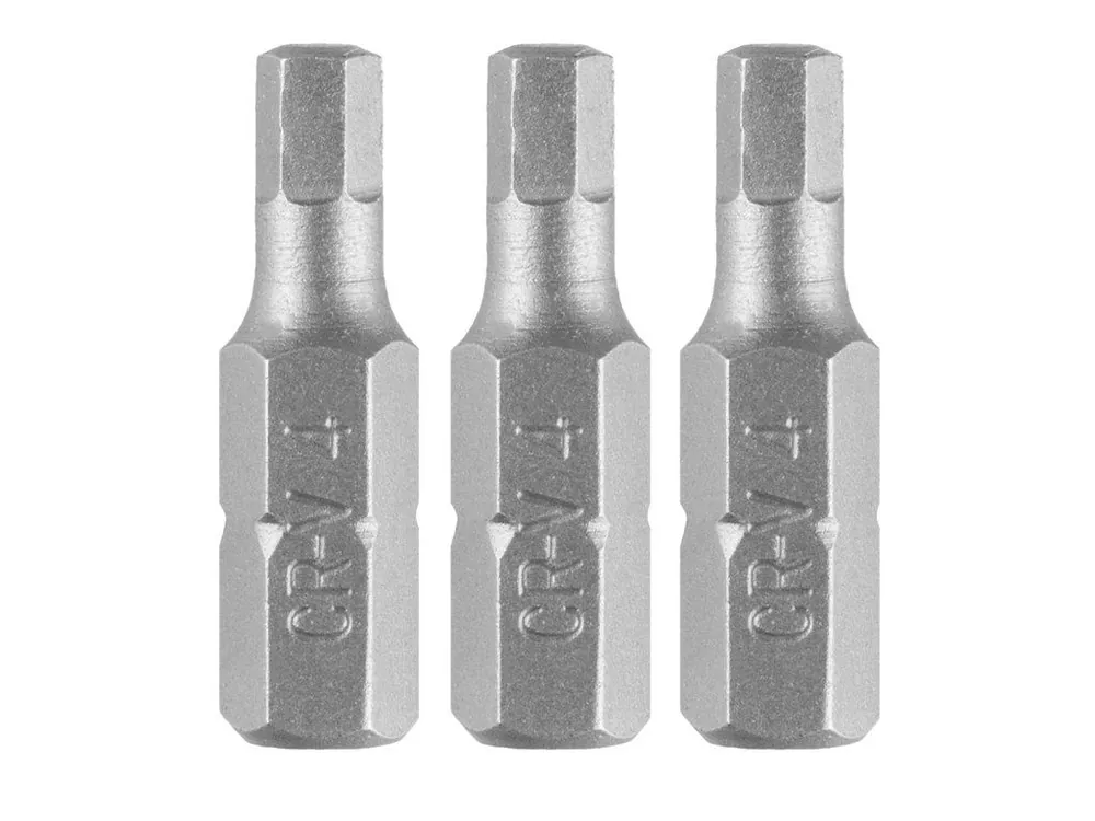 Šestihranné bity H4 x 25 mm, 3 ks Výprodej