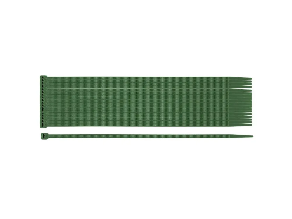 Zahradní stahovací pásky 3,6 x 200 mm, 50 ks, zelené Originální