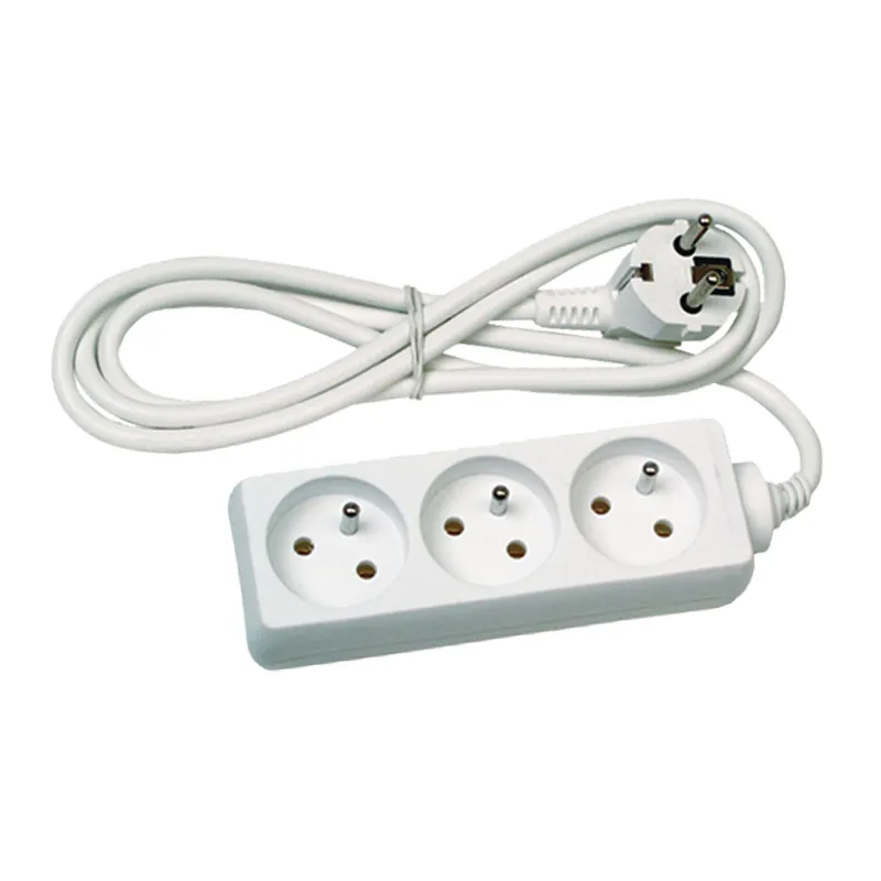 EMOS Prodlužovací kabel | bílý, 3 zásuvky, 230 V / 3 m, (1 mm²) Jen Po Omezenou Doba