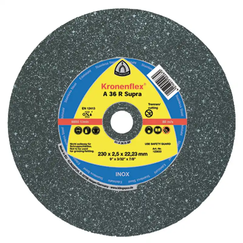 KLINGSPOR Kotouč řezný na nerez/ocel A 36 Supra | 150x2x22,2 mm (balení 25 ks) Ihned K Objednání