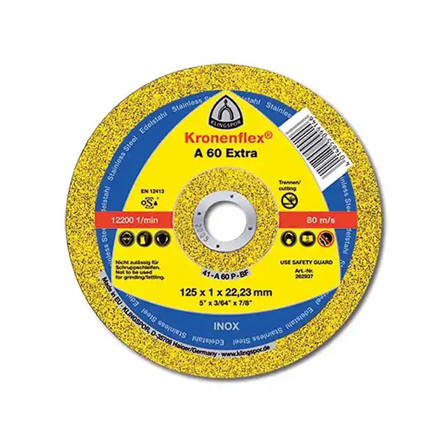 KLINGSPOR Kotouč řezný na nerez/ocel A 60 Extra | 125x1x22,2 mm (balení 25 ks) Akční Nabídka