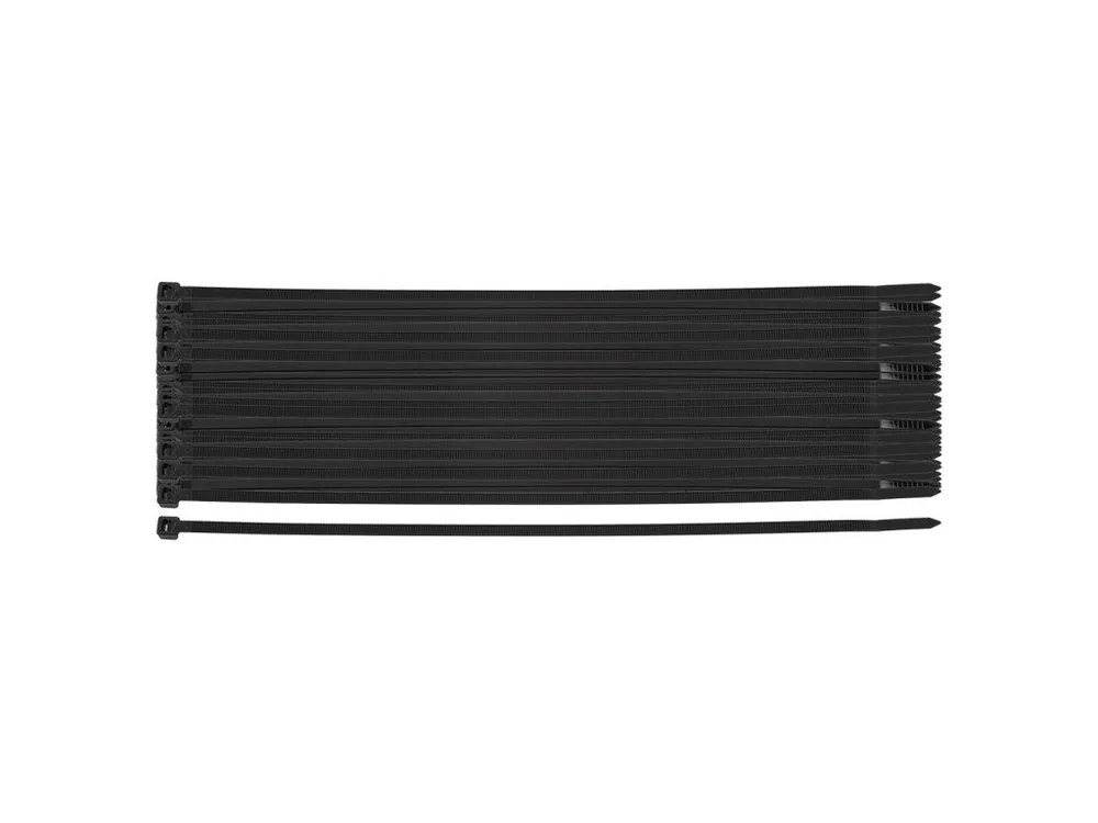 Vysoce Kvalitní Stahovací pásky EXTREME 4,8 × 300 mm, černé, 100 ks