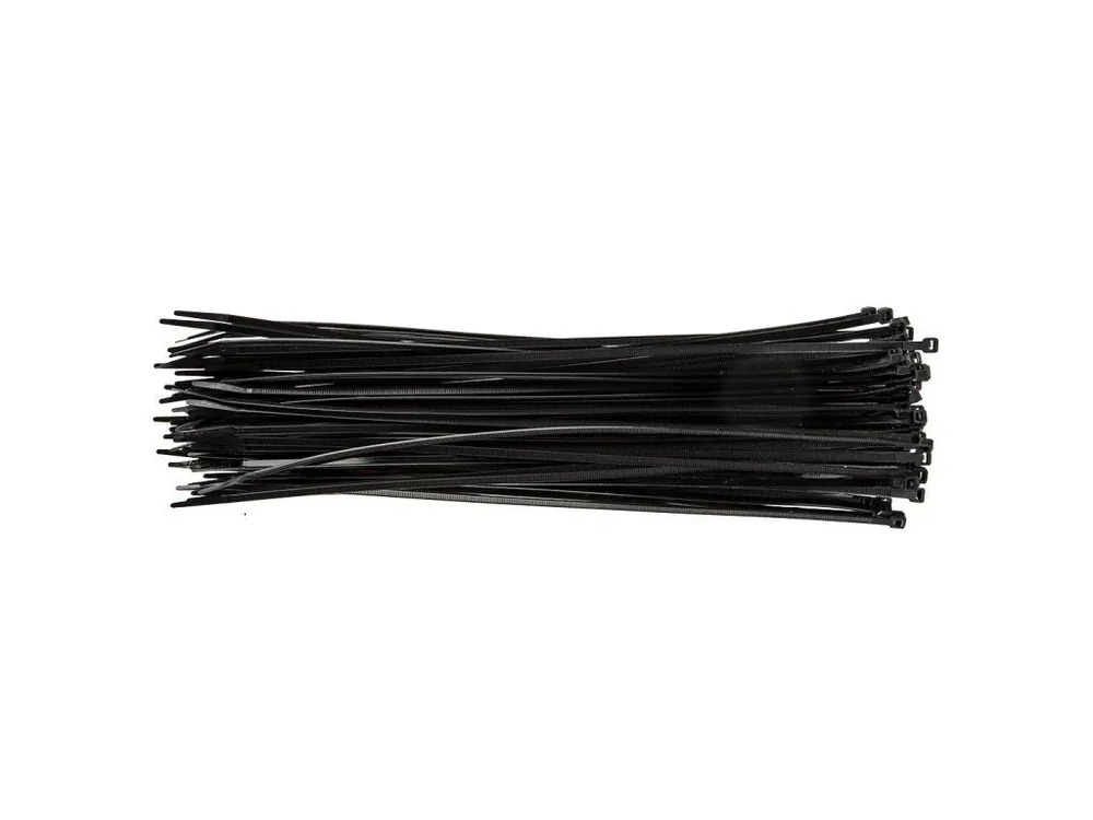 Stahovací pásky 4,8 mm x 370 mm, 75 ks, černé, hobby Poslední Šance