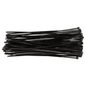 Akce Stahovací pásky 4,8 mm x 300 mm, 75 ks, černé, hobby