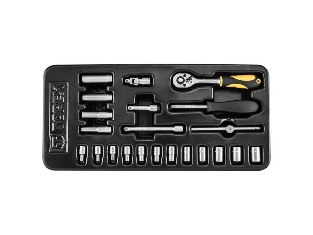 Sada zásuvek 1/4", 21 ks Cenový Hit