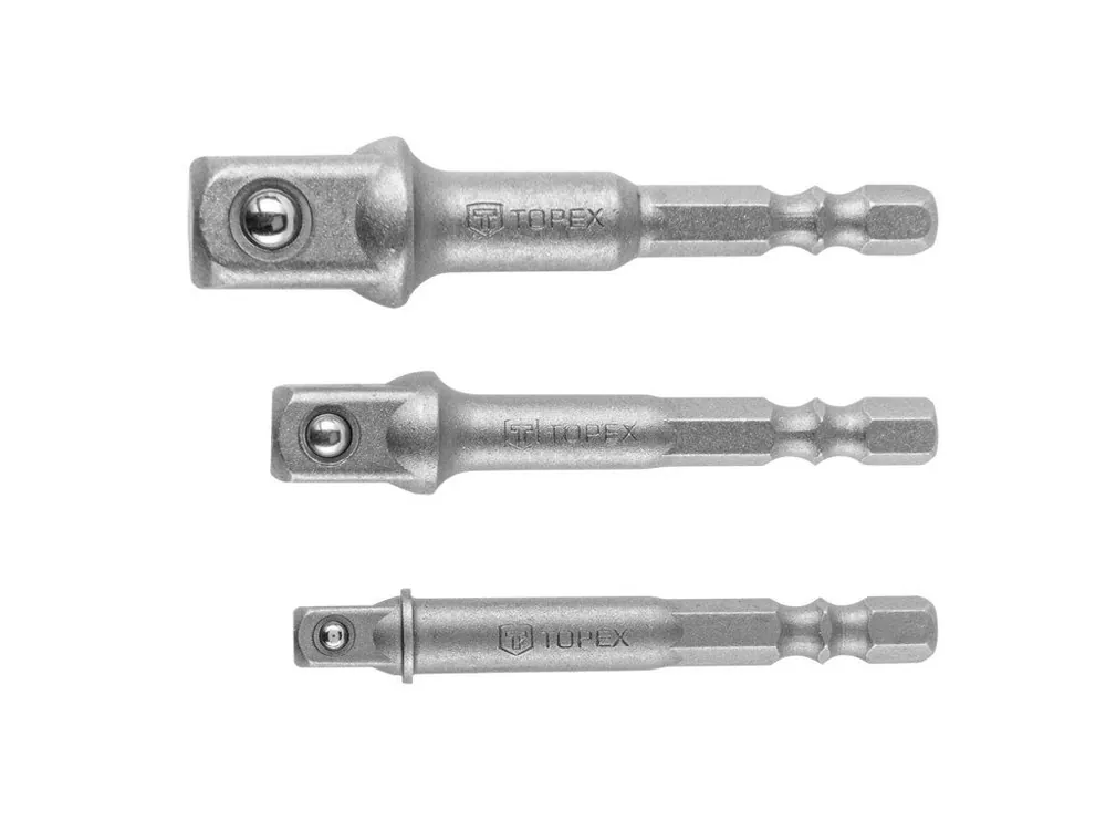 Originální 3 ks prodlužovací adaptér 1/4, 3/8, 1/2"