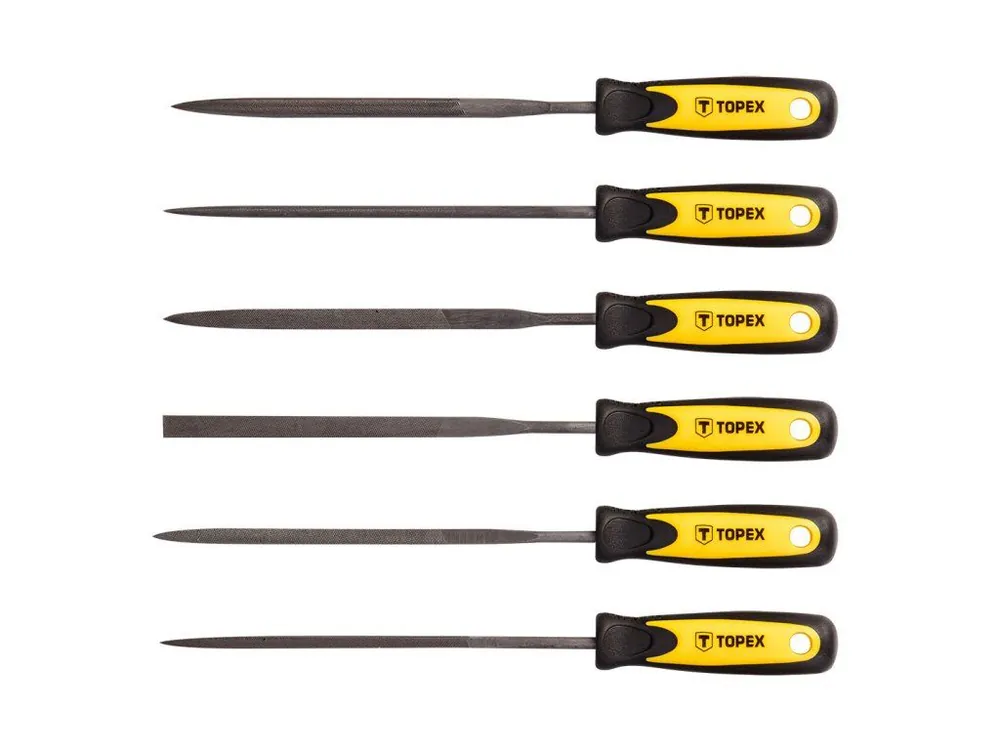 Must-Have Sada jehlových pilníků 6 ks (3x140 mm)
