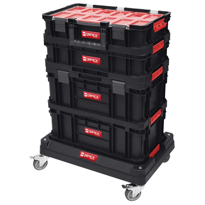 Top Prodej QBRICK Set boxů Qbrick TWO Cart s podvozkem 7v1 | 595x395x825 mm
