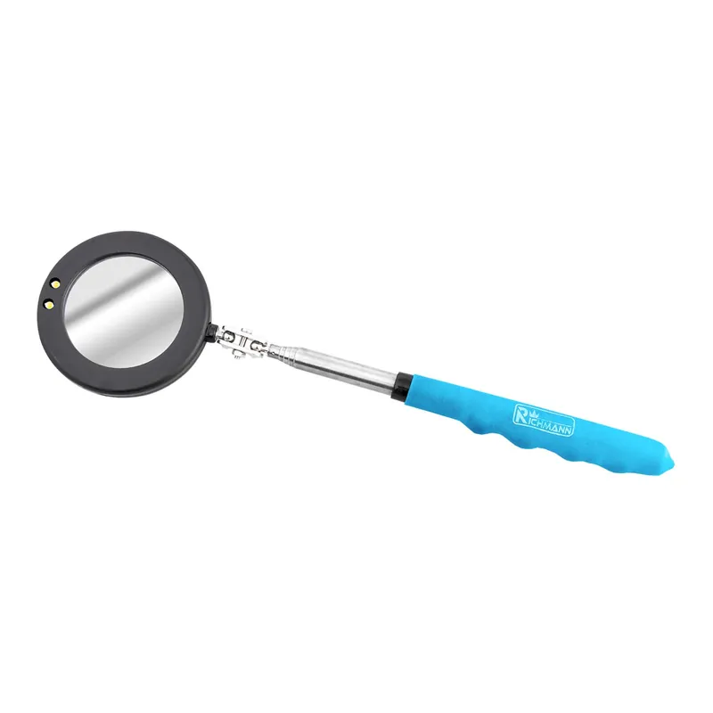 RICHMANN Magnetické inspekční zrcátko kulaté s LED diodami | 50 mm, 280-870 mm Super Cena