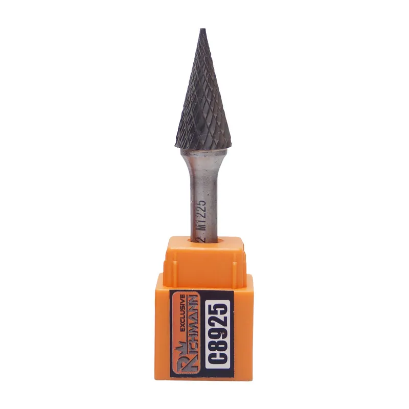 Sezónní Sleva RICHMANN Kolíková fréza do kovu, stopka 6 mm | špičatý kužel 8x18 mm