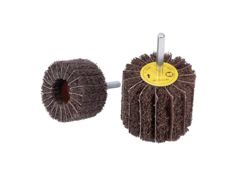 Kotouč brusný vliesový lamelový na stopce BKK 50x30x6 mm, zr. 120, medium ABRASIVES Levný